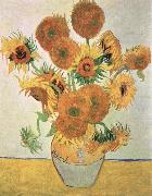 Vincent Van Gogh sun flowers painting